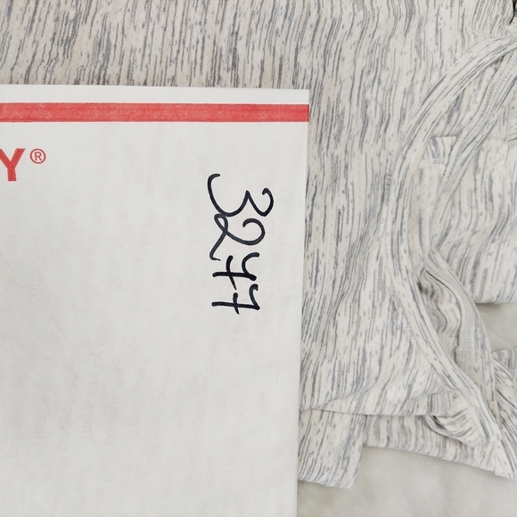 ZYIA White & Black Space Dye Print Split Back Long Sleeve Tops 3277 - Picture 7 of 7